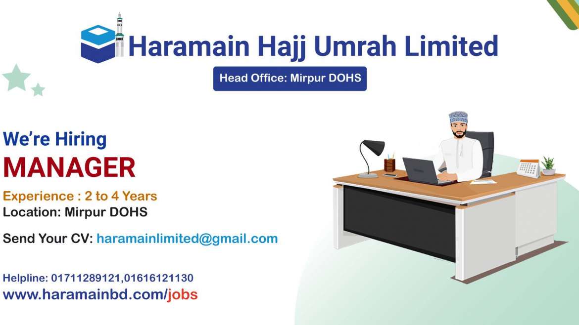 Manager for Dhaka Office